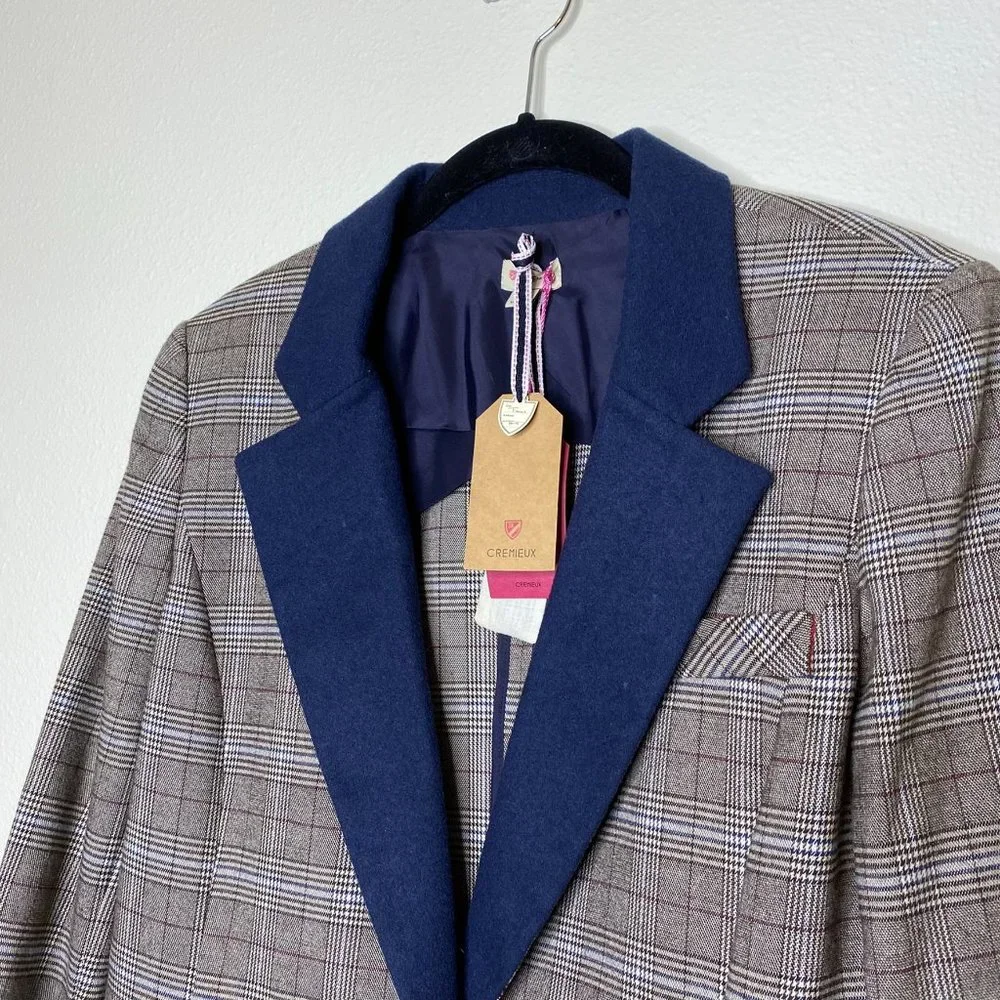 CREMIEUX Plaid 'BENTLY JACKET' - New With Tags - Picture 2 of 10